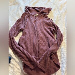 Women’s waffle knit sweater